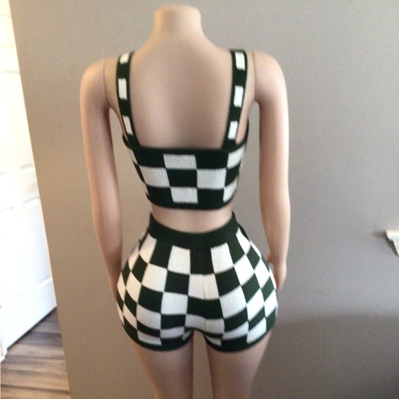 Checkered Short Set - Picture 1 of 4